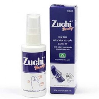 Xịt khử mùi hôi chân và giày Zuchi Family chai 50ml