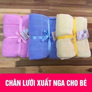 Chăn lưới sợi tre xuất Nga cho bé