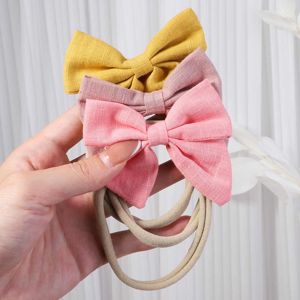KIDSBOWS Set 5 Băng Đô Nơ Nhiều Màu Sắc Cho Bé Gái Sơ Sinh