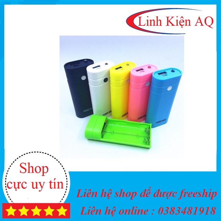 Box Sạc Dự Phòng 2 Cell 2A 18650