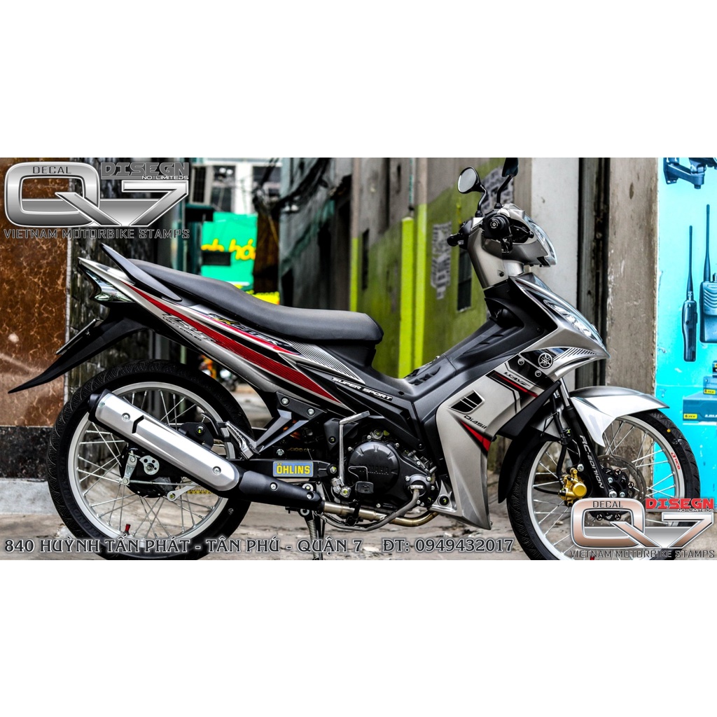 TEM RỜI EXCITER 2010 ĐỎ BẠC