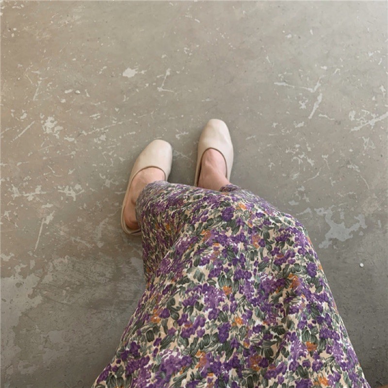 Chân váy hoa vintage, chân váy hoa nhí cạp cao (Hàng Quảng Châu có size ạ) | BigBuy360 - bigbuy360.vn