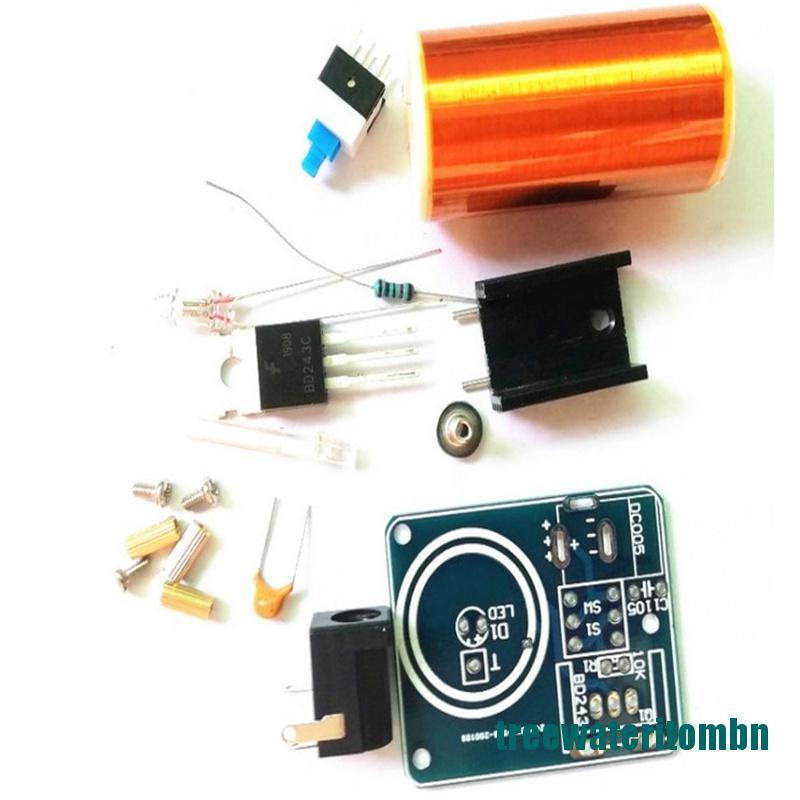 (new)DC 15-24V 2A Mini Coil Plasma Speaker Electric Electronic Kit 15W DIY Tool