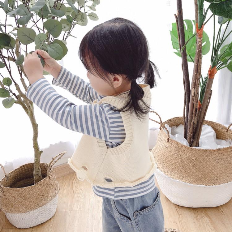 Áo khoác len cổ lọ cho bé
