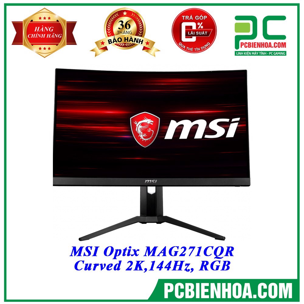[Mã SKAMPUSHA7 giảm 8% đơn 250k]MÀN HÌNH MSI OPTIX MAG271CQR CURVED 2K,144HZ, RGB | BigBuy360 - bigbuy360.vn