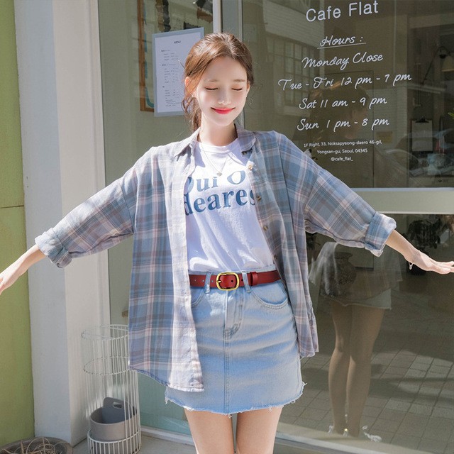 Thắt Lưng Da Bò Phối Khóa Vàng Thời Trang Cho Nữ