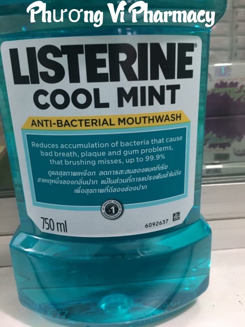 Nước súc miệng Listerine 750ml