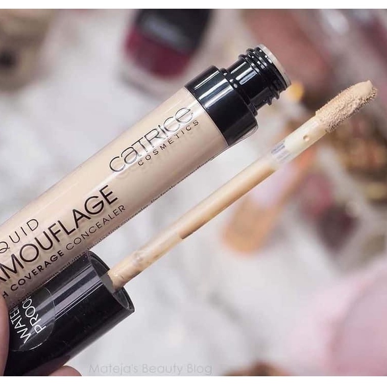 Kem Che Khuyết Điểm Catrice Camouflage Concealer Liquid Chống Trôi TONE 010 PORCELLAIN