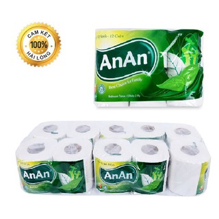 10 cuộn giấy vệ sinh An An 2 lớp