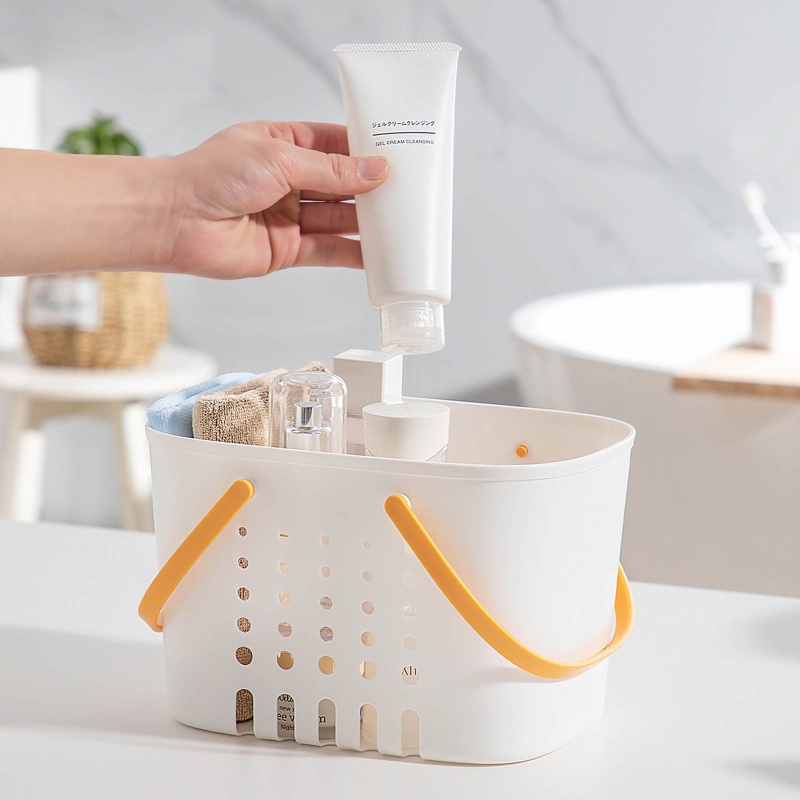 Giỏ Đựng Đồ Dùng Nhà Tắm Có Tay Cầm Thiết Kế Nhỏ Gọn Tiện Dụng