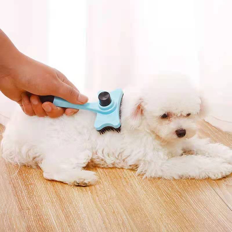 Lược Chải Lông Cho Thú Cưng Hình Khúc Xương (4 Màu)