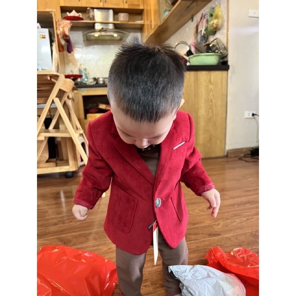 Áo vest cho bé trai ẢNH THẬT