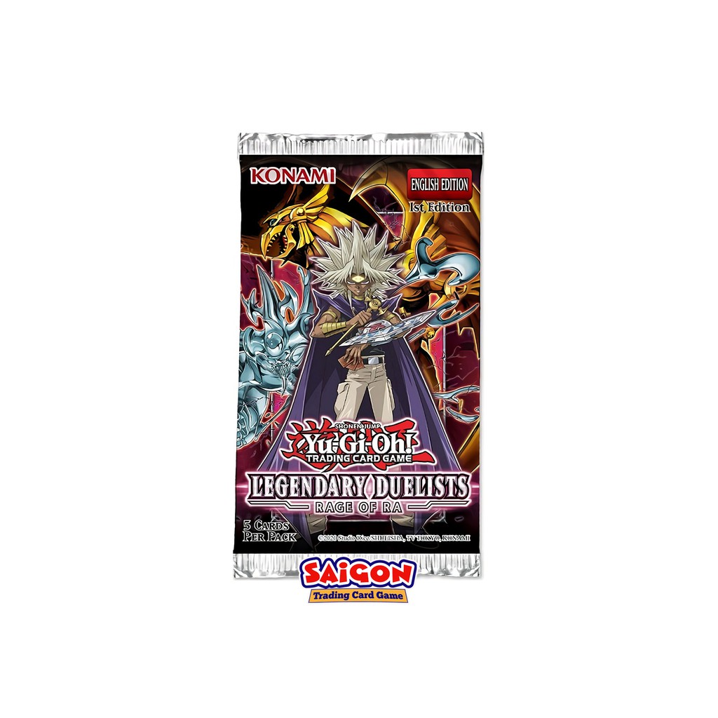 Gói Bài Tăng Cường YugiOh! Legendary Duelists: Rage of Ra - Chính Hãng Konami - Nhập Khẩu từ Anh