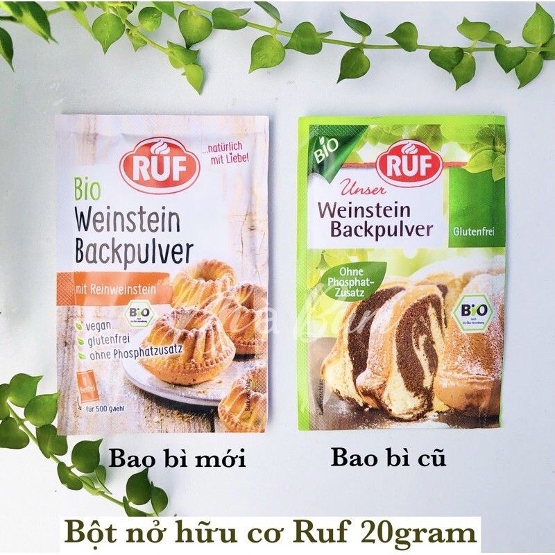 Bột nở hữu cơ ruf 20g