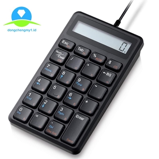 23 Keys Portable Numeric Keypad Keyboard with Calculator for Laptop N7VN