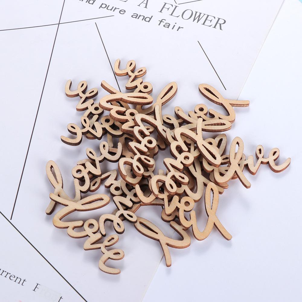 Set 18 Chữ Love Bằng Gỗ 55mm DIY Trang Trí Đa Dụng