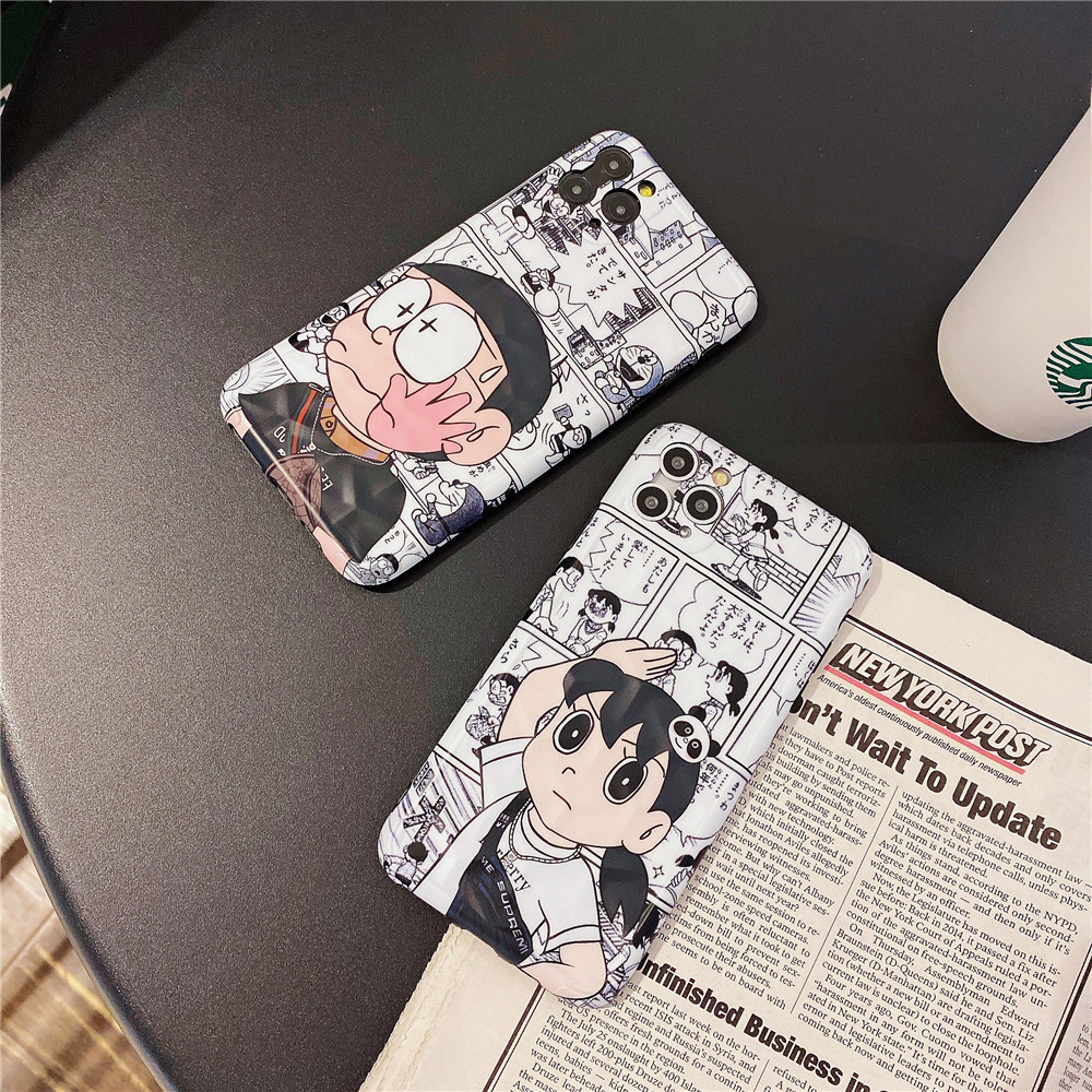 Ốp Điện Thoại Mềm Họa Tiết Doraemon Hoạt Hình 3D Cho iPhone 11 Pro Max se 2020 7 8 Plus XR XS Max