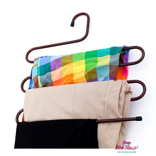Móc treo quần áo 5 tầng đa năng, móc treo khăn, cavat tiện lợi