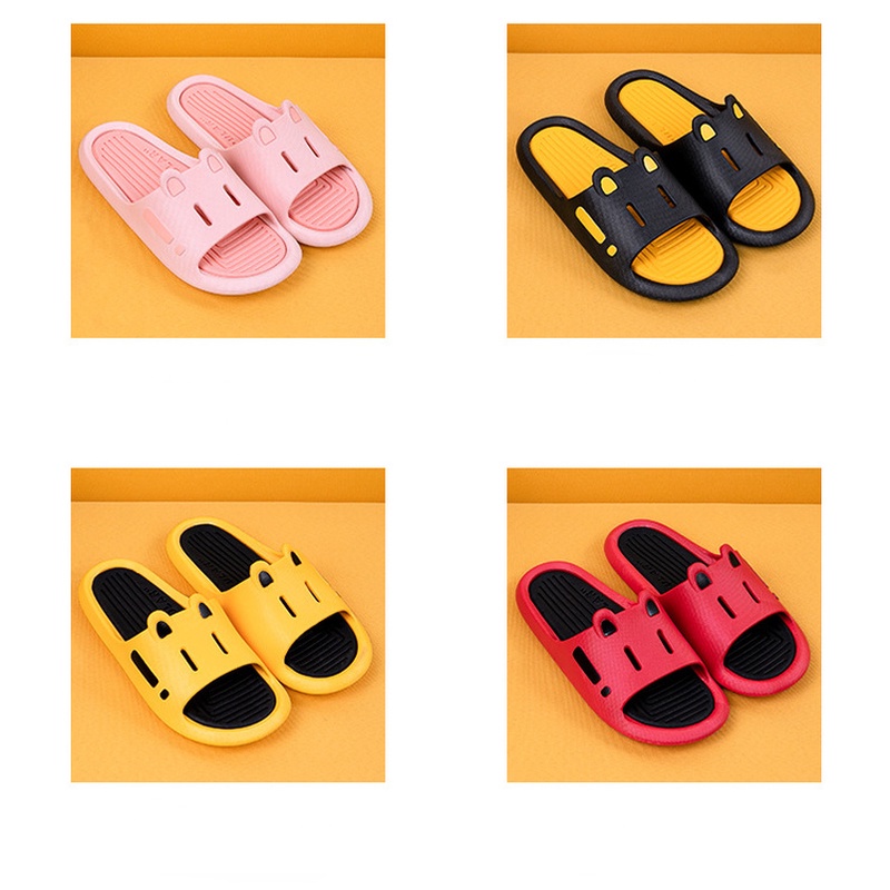 Dép Sandal Đi Trong Nhà Hình Cún Hai Màu Dễ Thương Thời Trang Cho Cặp Đôi