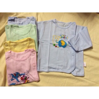 Combo 110k/ 5 áo sơ sinh baby born