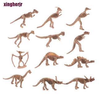 FOSSIL Set 12 Mô Hình Xương Khủng Long Bằng Nhựa Cho Bé
