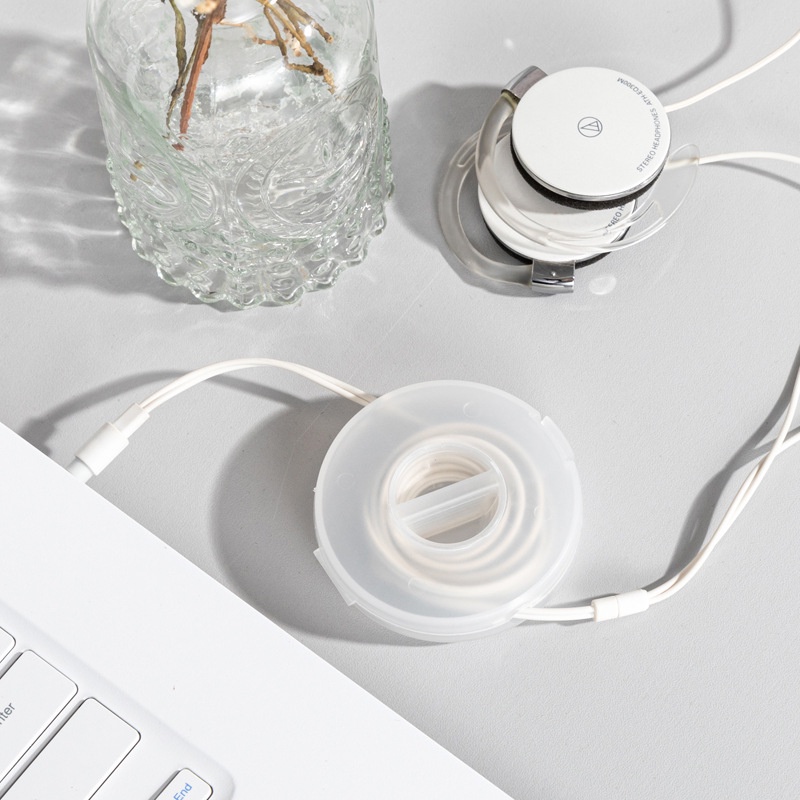 Steve Hộp Cuộn Dây Cáp Tai Nghe Có Thể Tháo Rời