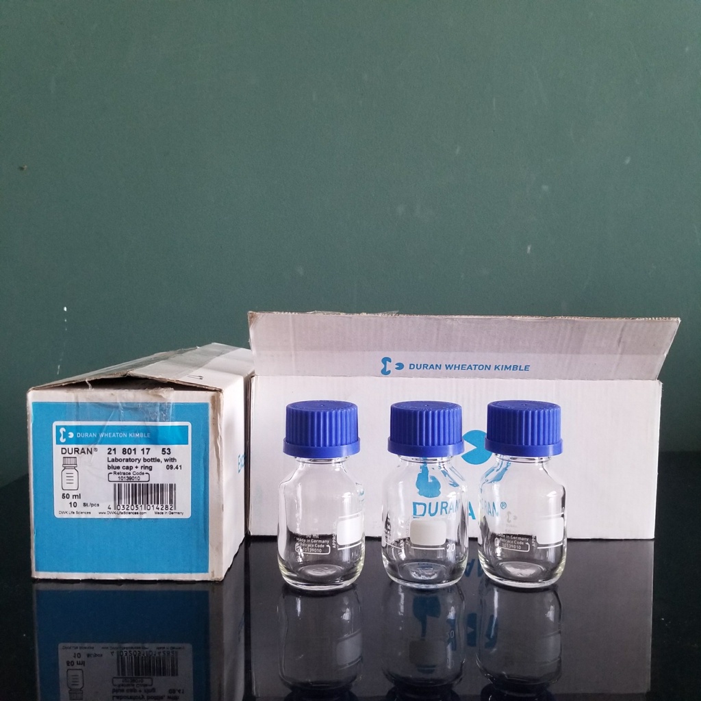 Chai trung tính 50ml 100ml 250ml  nắp vặn xanh GL32 GL45