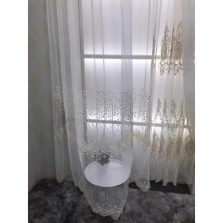 Vải rèm voan thêu