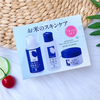 BỘ 3 SẢN PHẨM CHĂM SÓC LÀM TRẮNG DA MOMOTANI WHITE MOISTURE SKIN CARE