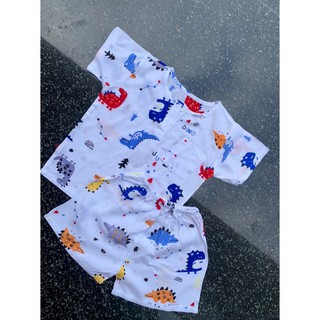Set bộ hè lanh lụa (dành cho bé trai từ 8-18kg)