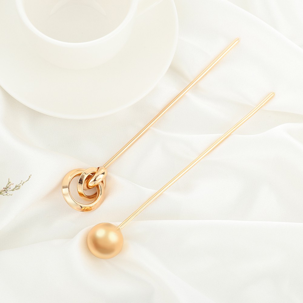 Trâm cài tóc bằng kim loại thiết kế cổ điển