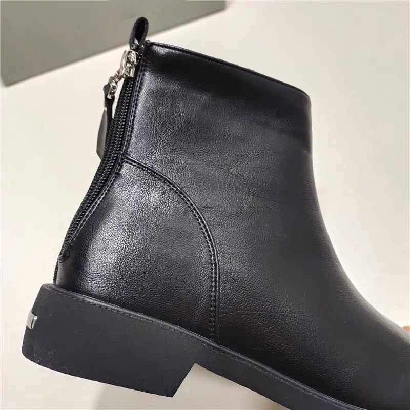 Boot da lì 2 khóa sau đế chữ 3p mymy shoes B356 | BigBuy360 - bigbuy360.vn