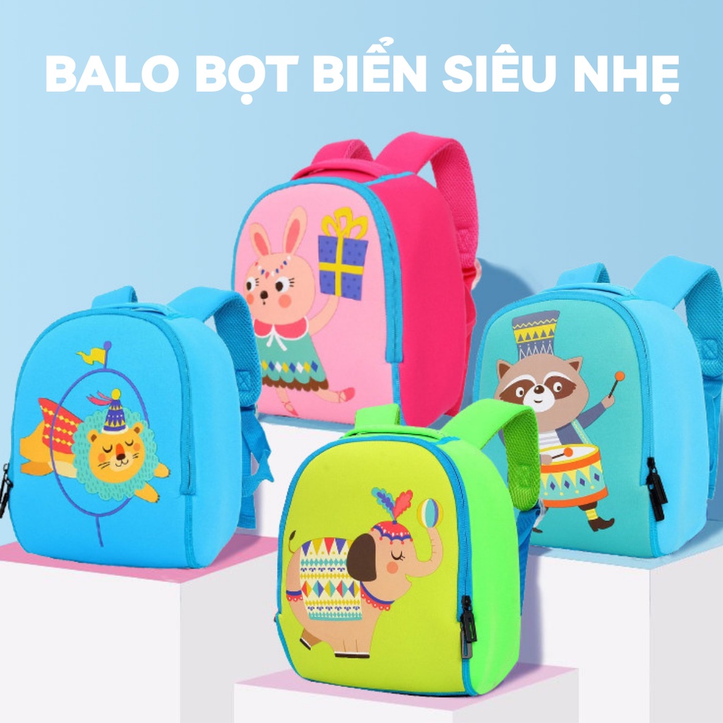 Ba Lô Hoạt Hình Siêu Nhẹ Cho Bé Mầm Non