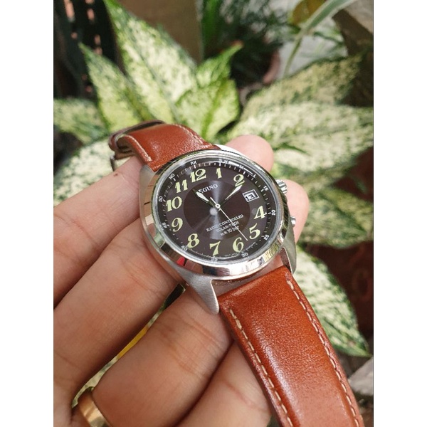 Đồng hồ nam Reguno - Citizen chính hãng, hàng si, pin năng lượng