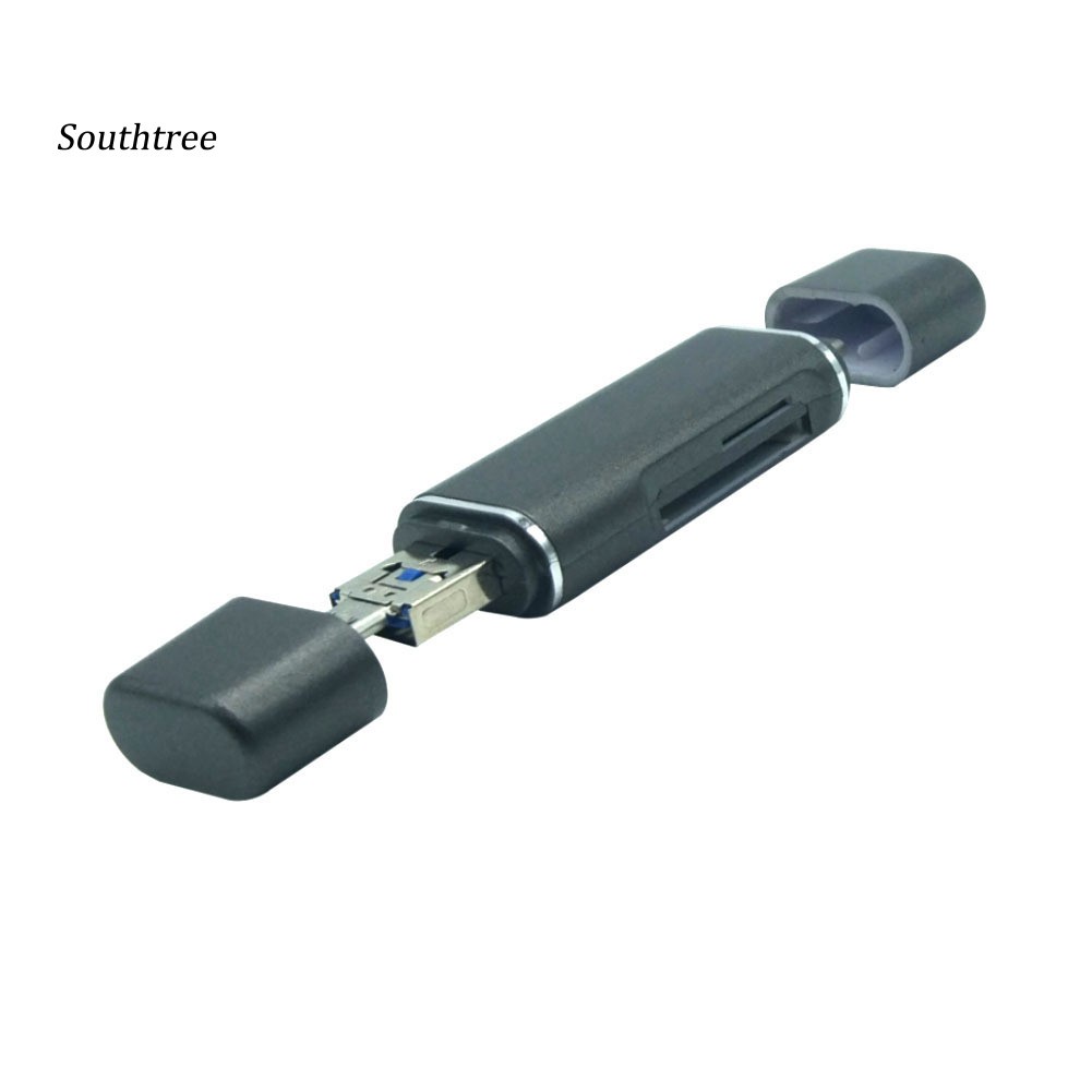 Đầu đọc thẻ nhớ 3 trong 1 USB-A/Micro USB/Type-C Port TF/SD với OTG cho điện thoại