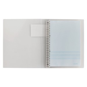 Sổ còng nhựa Klong B5 40 tờ Caro B5 [Chọn Màu] MS 544 kèm 5 tab phân trang, sổ binder Klong refill giấy