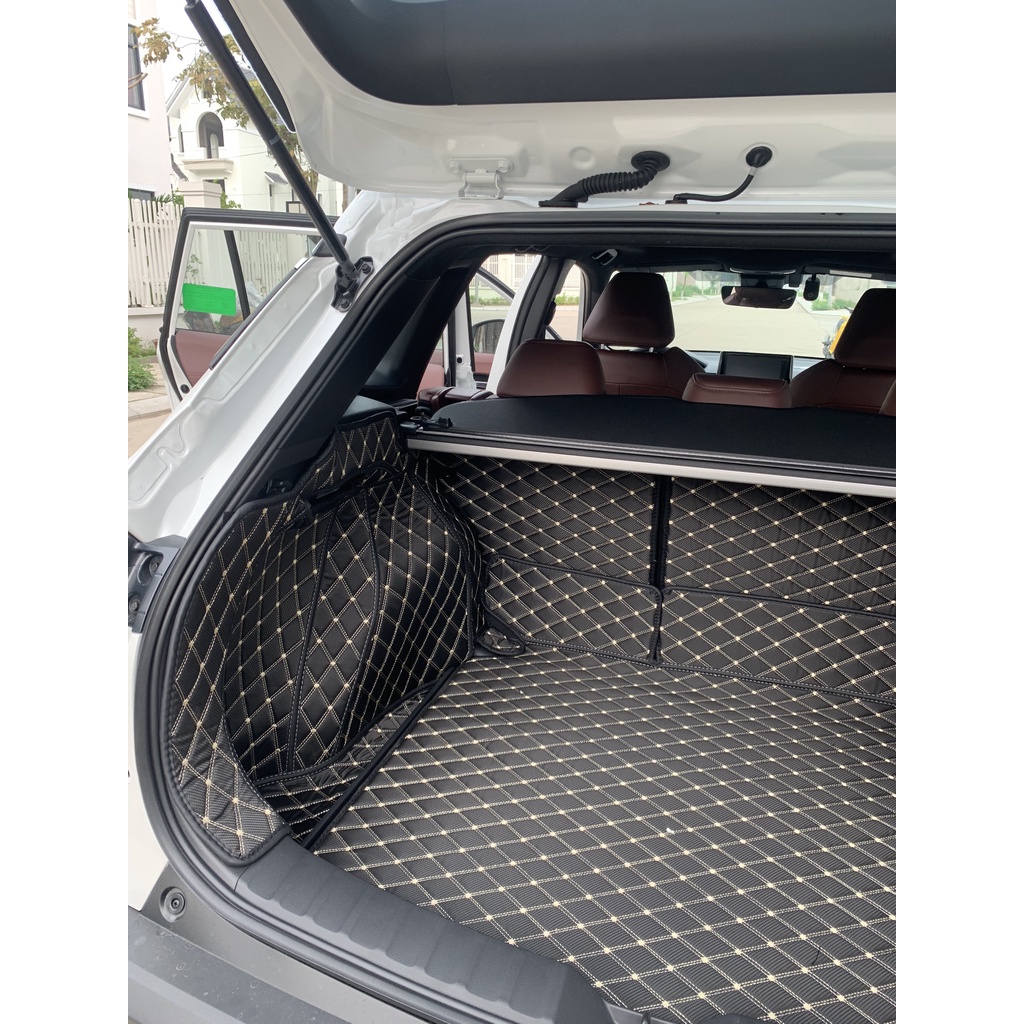 Lót cốp xe Toyota Corolla Cross - Thảm da Pu cao cấp, chống nước, chống xước