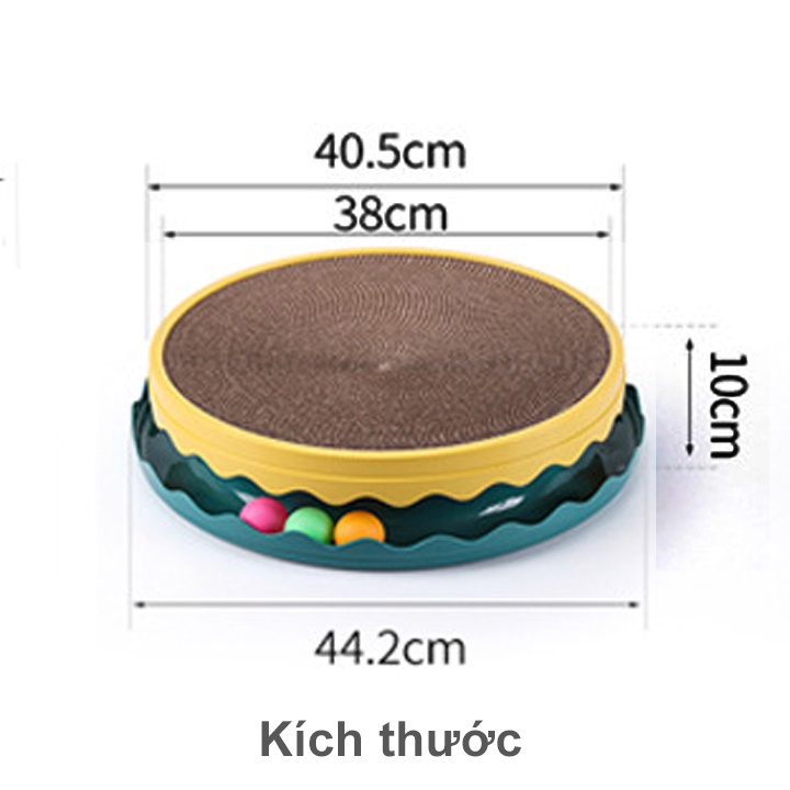 Đồ Chơi Bàn Cào Móng Hình Tròn Cho Mèo - Ổ Nằm Cho Mèo #Tintin Pet Store