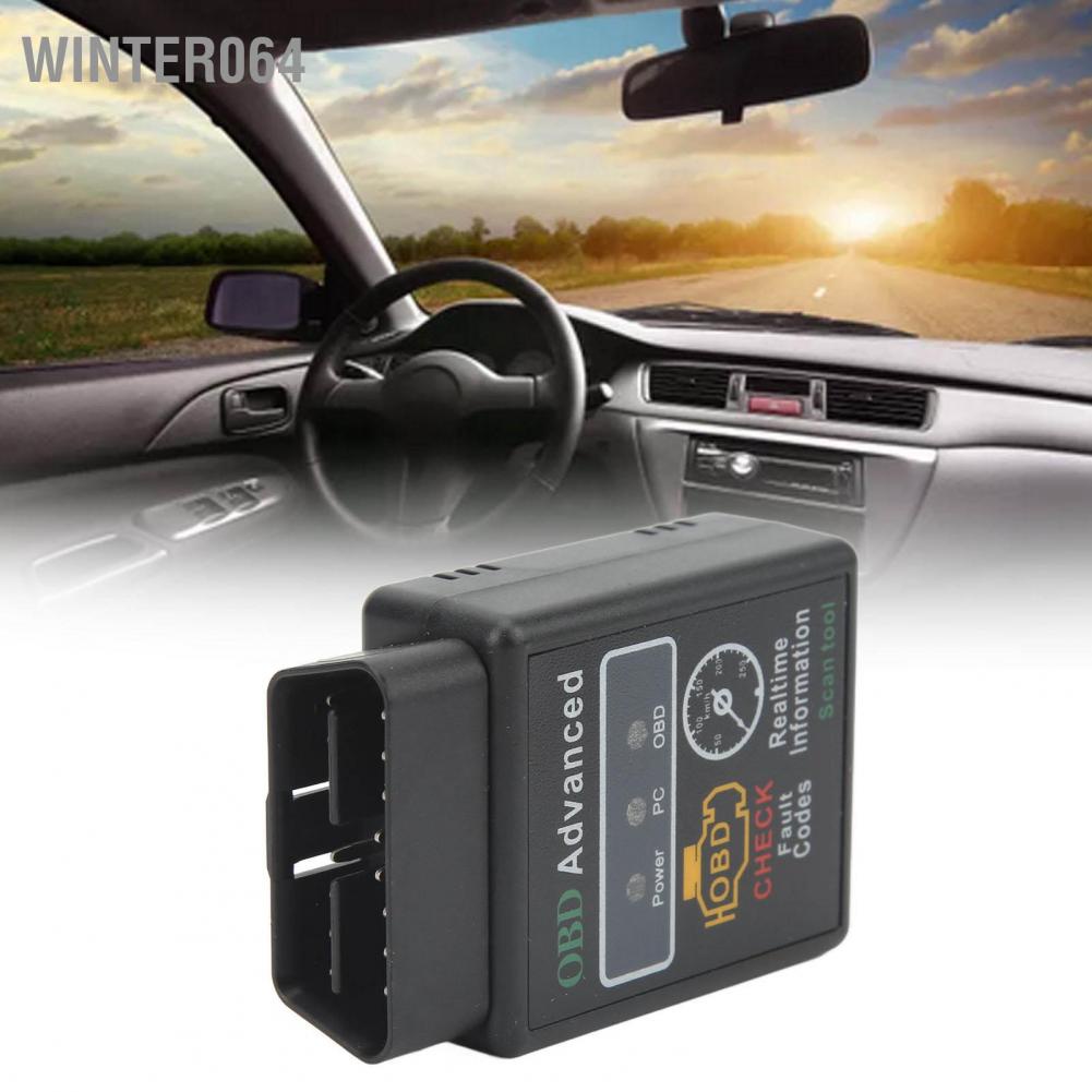 Máy quét chẩn đoán OBD2 Chip 25K80 cho đầu đọc mã lỗi Bluetooth không dây ELM327 V1.5 Winter064