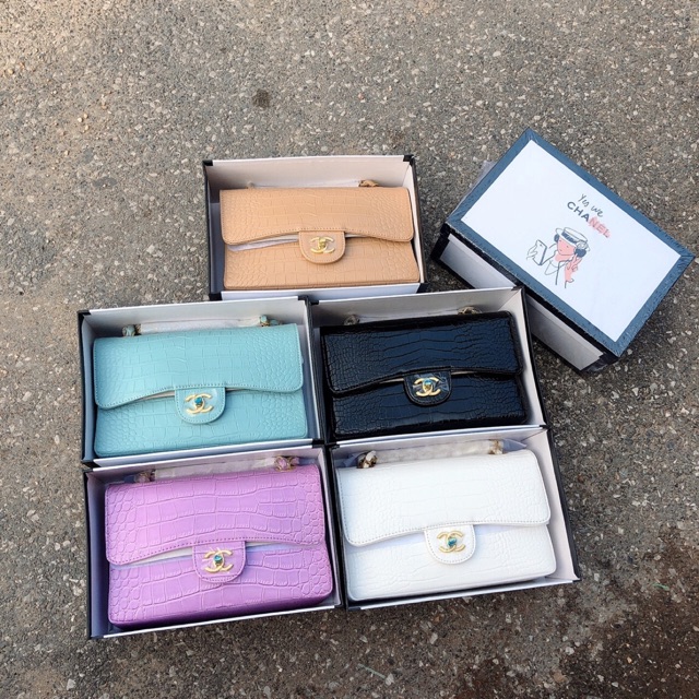 Túi Classic size 25 vân rắn fullbox