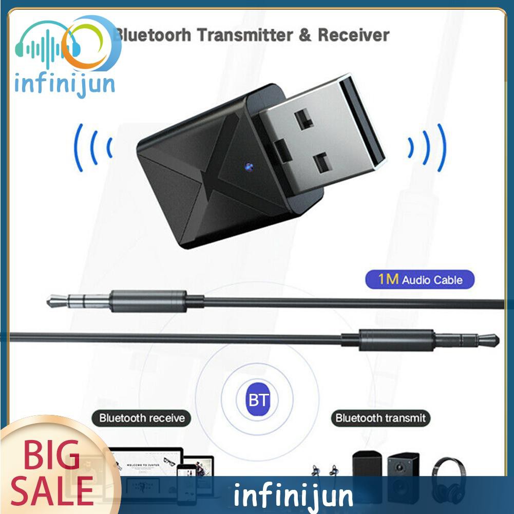 Bộ phát / thu không dây bluetooth 5.0 giao diện USB kèm phụ kiện