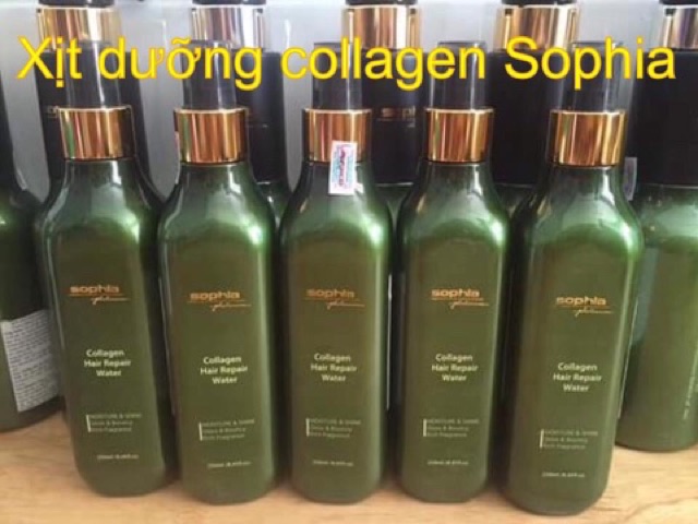 Xịt dưỡng tóc Sophia phục hồi collagen 250ml