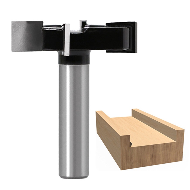 Mũi Phay Cắt Gỗ Hình Chữ T 12mm 1 / 2 &quot;Chuyên Dụng