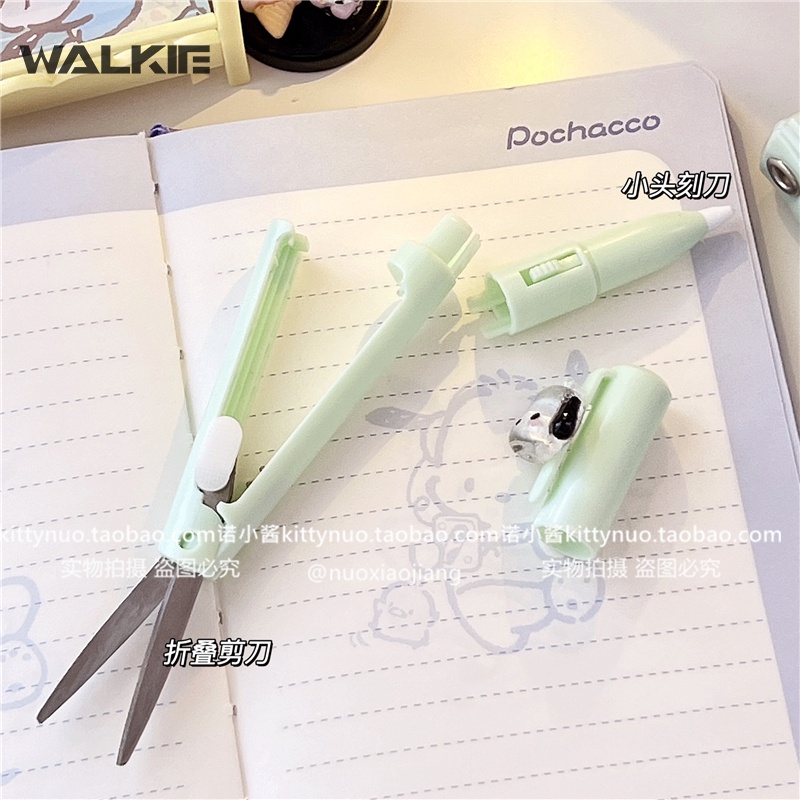 Bộ Đàm Kuromi Cinnamoroll Mymelody Pompompurin Pochacco Hoạt Hình Dễ Thương Gấp Đôi Làm Quà Tặng Cho Nữ