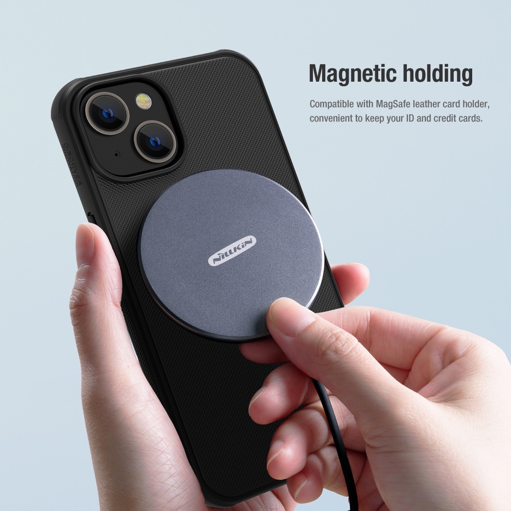 Ốp điện thoại NILLKIN TPU PC siêu mỏng nhám mặt từ tính chống sốc chống bám vân tay thích hợp cho iPhone 14 Plus