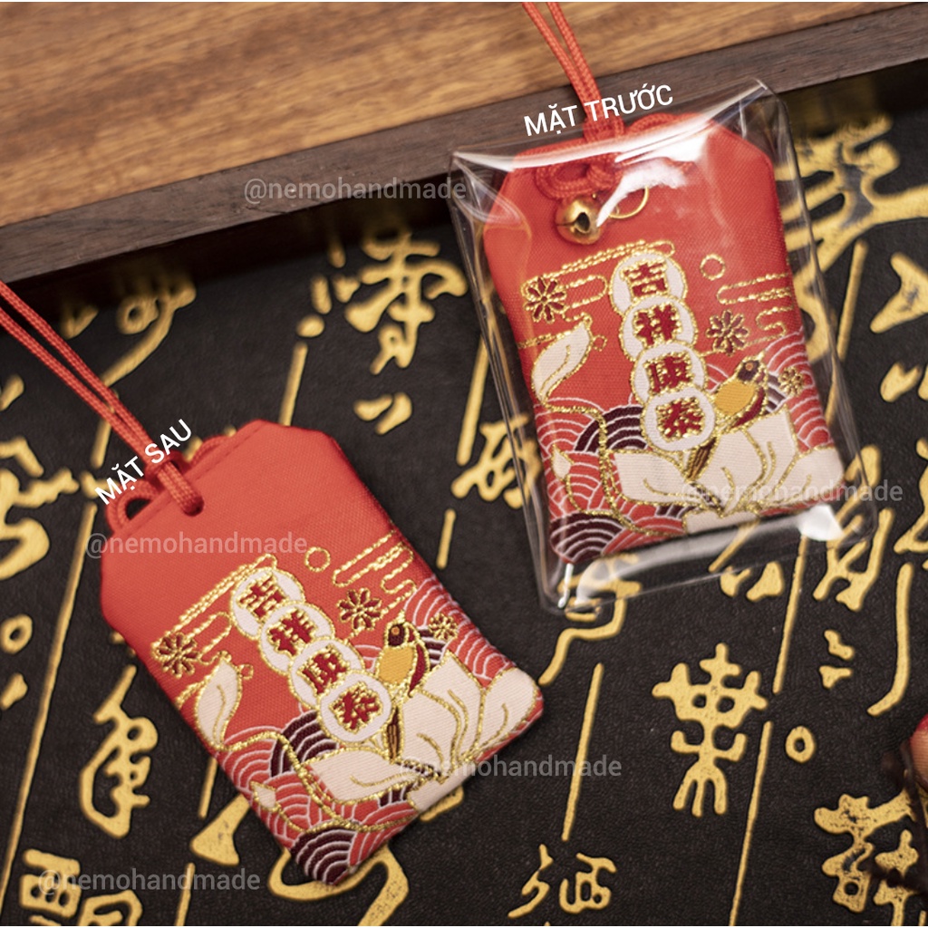 Túi Phước Omamori Cầu Phúc Kèm Quà Tặng Nemo Handmade - OMDE