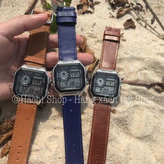 Dây da đồng hồ AE1200