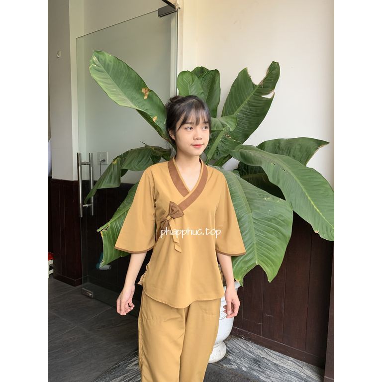 Áo lam đi chùa - Nơ Phối
