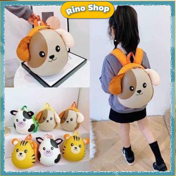 Balo Trứng Hình Thú 3D Cho Bé Mẫu Giáo Cực Xinh