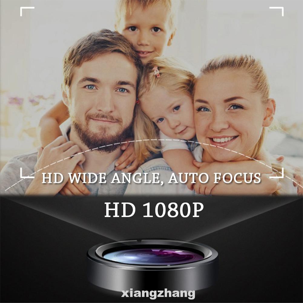 Webcam máy tính góc rộng cắm và sử dụng tích hợp micrô hỗ trợ stream phát trực tiếp